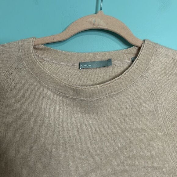 Vince Cashmere-Linen Crewneck Pullover - Picture 5 of 9